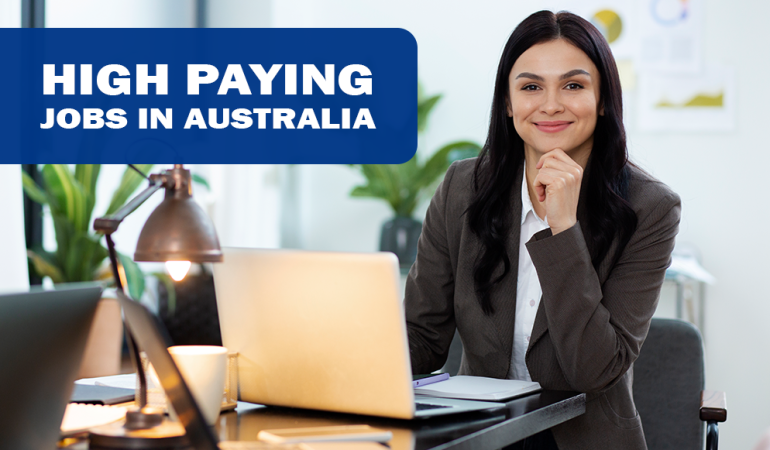 high paying jobs in Australia